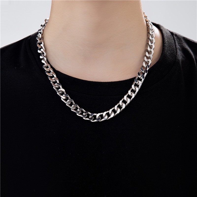 Vòng Cổ Unisex Nam Nữ Dạng Chuỗi Trơn Phụ Kiện Thời Trang Loki Acessories Phong Cách Basic Chất Liệu Titan- Chuỗi Trơn