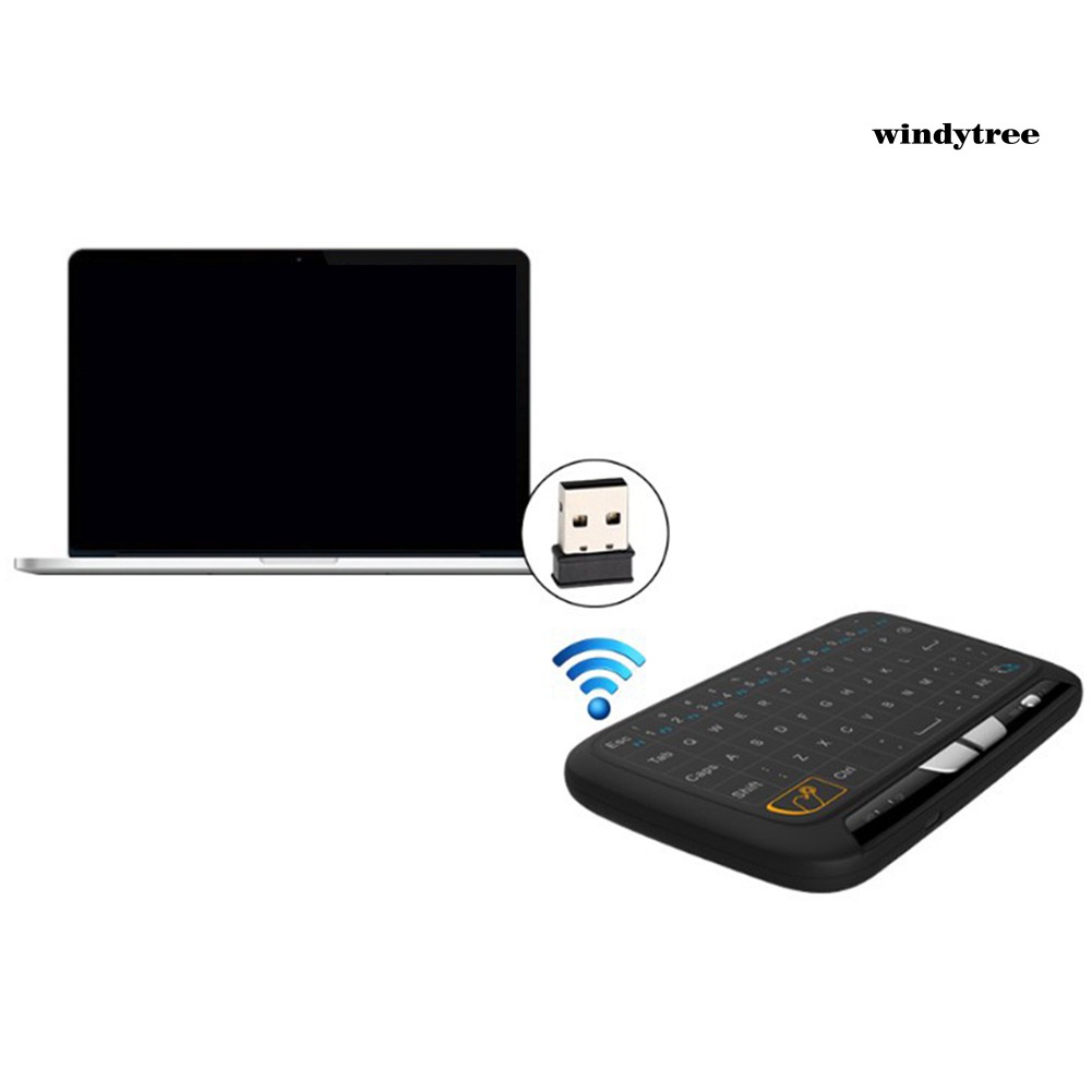(&amp; T) Bàn Phím Không Dây Mini H18 2.4ghz Cho Pc Laptop Smart Android Tv