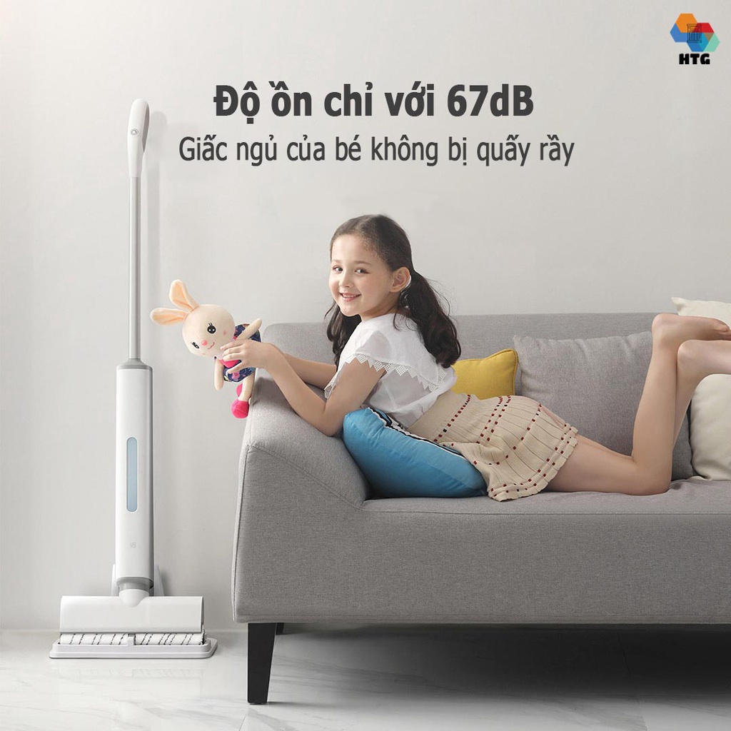 Combo Máy hút bụi K11 và Máy lau nhà DD1 Sawadaki dọn dẹp nhà cửa tiện lợi, hút và lau làm sạch sâu nhà cửa