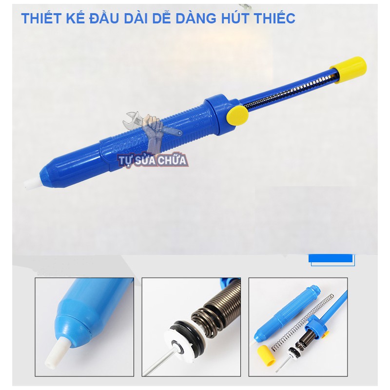 Dụng cụ hút thiếc, hút chì loại xịn lực hút mạnh