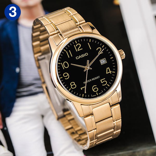 Đồng hồ nam Casio Standard chính hãng Anh Khuê MTP-V002 Series (37mm)