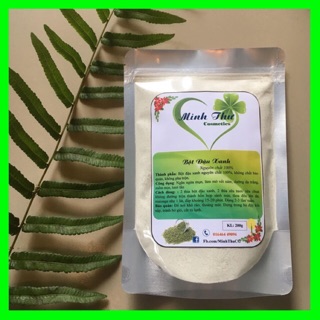 Bột đậu xanh handmade nguyên chất 100% - minh thư cosmetics
