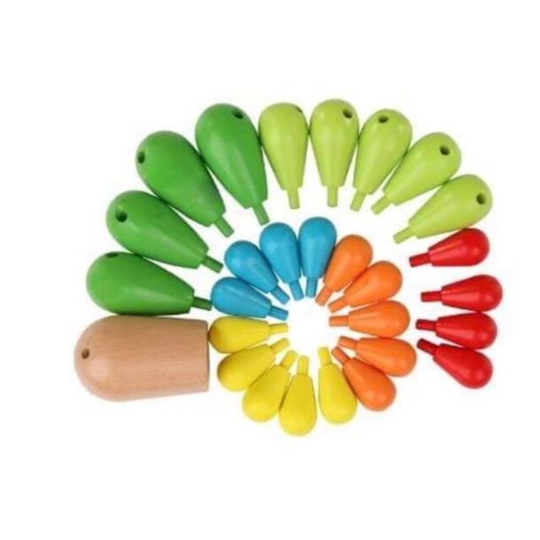 Bộ Lắp Ghép Cây Xương Rồng Bằng Gỗ 28 Chi Tiết Loại Xịn