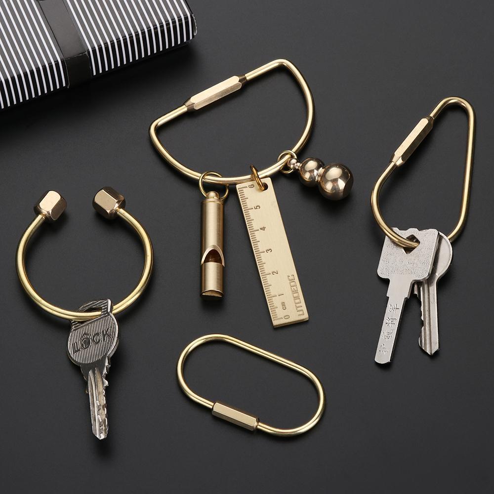 Thước Đo Làm Móc Khóa / Trang Sức Bằng Đồng Thau DIY