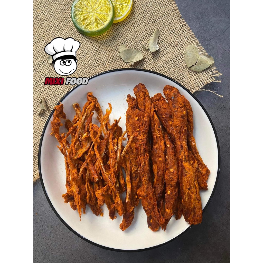 HEO cay xé sợi, MIXIFOOD tuyệt phẩm thịt lợn chất lượng cao, túi 200G SIÊU NGON - ĐẬM ĐÀ