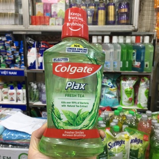 Nước Súc Miệng Colgate Plax Fresh Tea Trà Xanh Mát Lạnh (500ml)