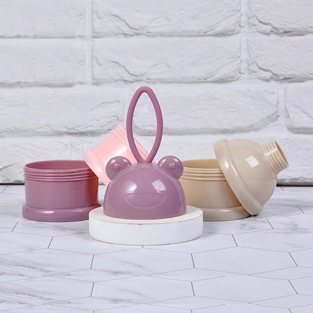 Hộp Đựng Sữa Bột, thức ăn khô 3 Tầng Tiện Lợi Cho Bé