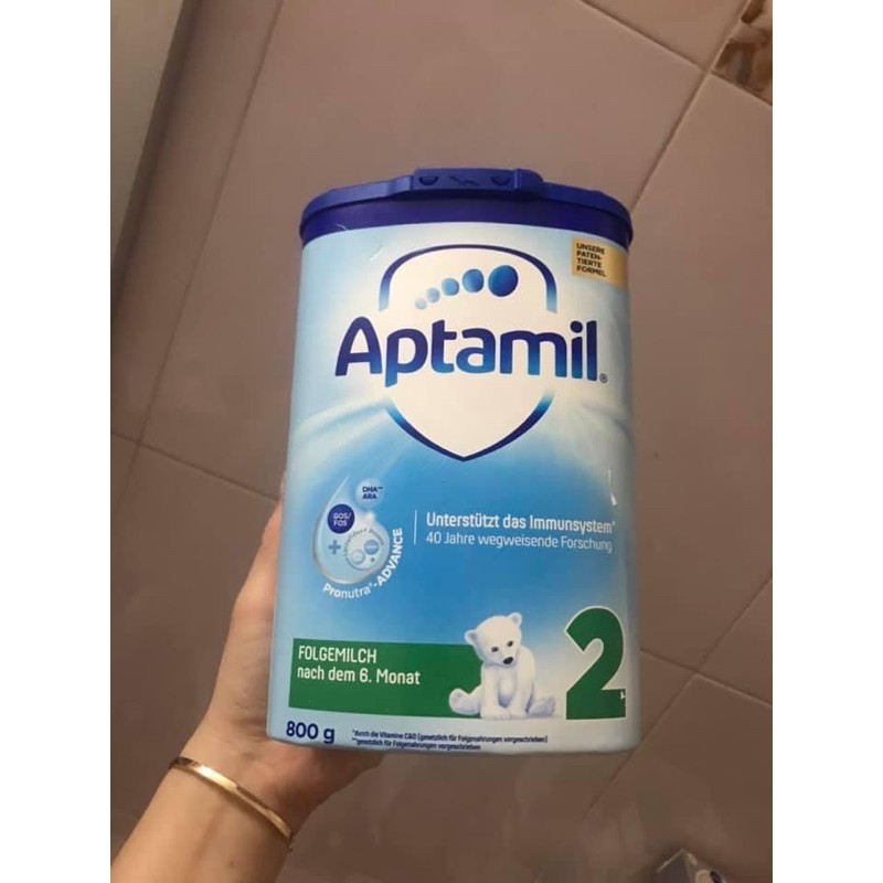 Sữa Aptamil Số 2 Cho Trẻ Trên 6 Tháng Tuổi, 0.8 kg của đức