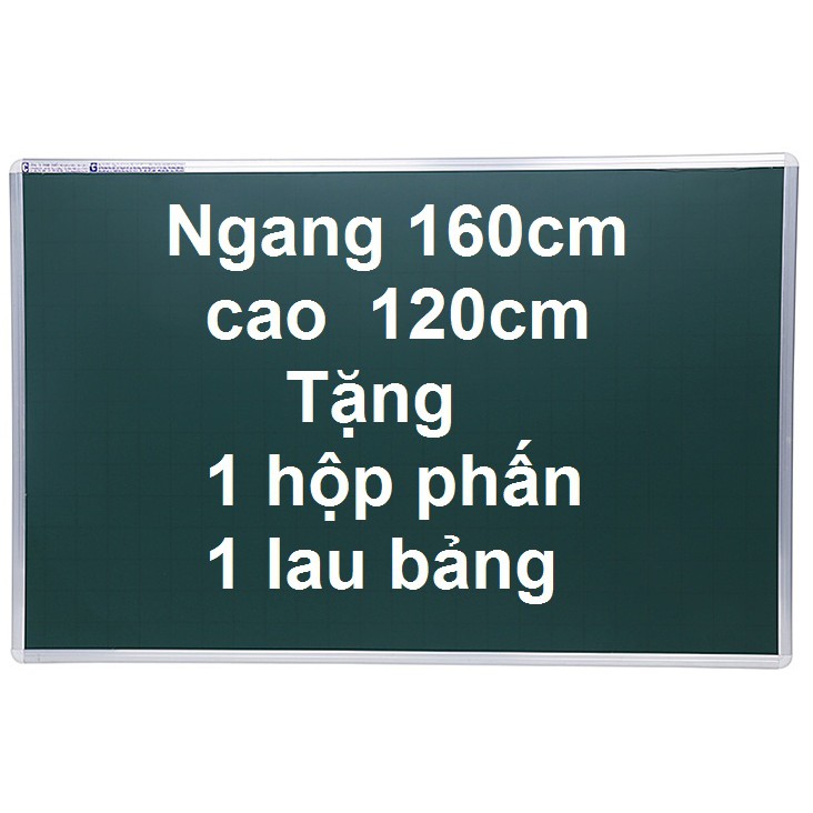 BẢNG TỪ XANH DB HÀN QUỐC CAO CẤP 120 X 160 TẶNG PHẤN + LAU BẢNG