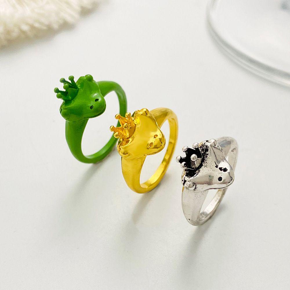 Nhẫn Hình Vương Miện Phong Cách Vintage Thanh Lịch Cho Nam Và Nữ