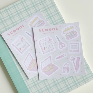 Sticker / hình dán school