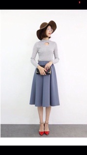 Chân váy dài vintage