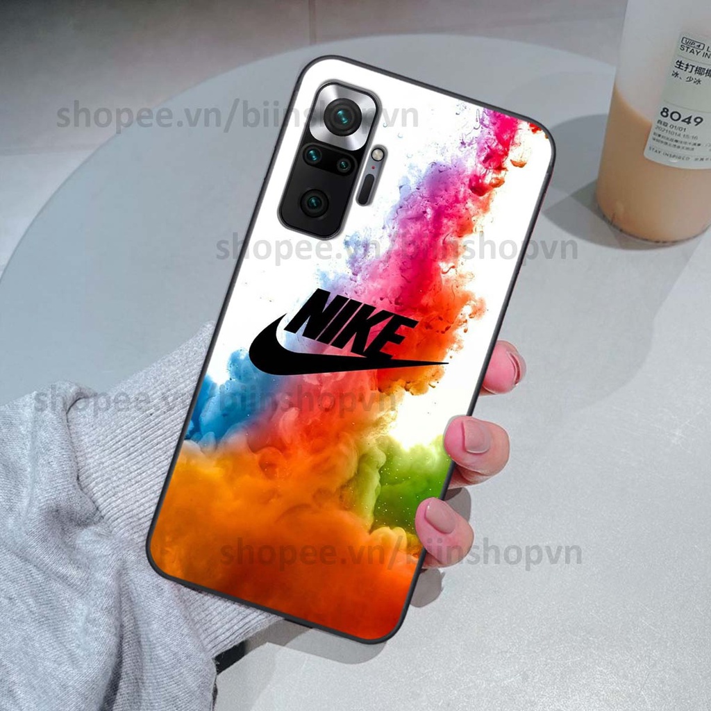 Ốp Xiaomi Redmi Note 10 / Note 10 Pro in hình thương hiệu nhiều màu sắc thể thao cá tính thời trang
