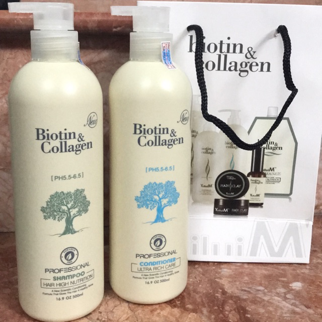 Gội xả chống rụng tóc và kích thích mọc tóc Biotin & Collagen