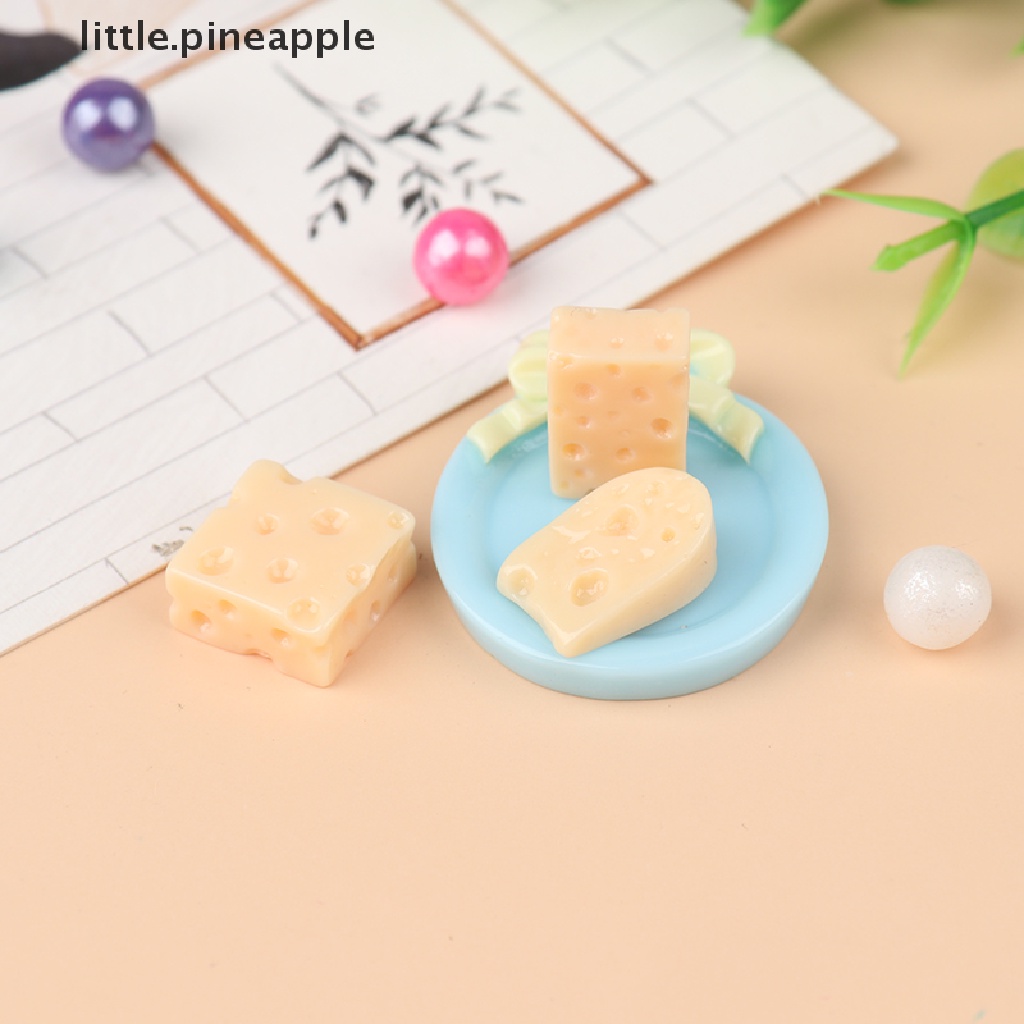 Set 10 Mô Hình Phô Mai mini Tỉ Lệ 1 / 12 Trang Trí Nhà Búp Bê