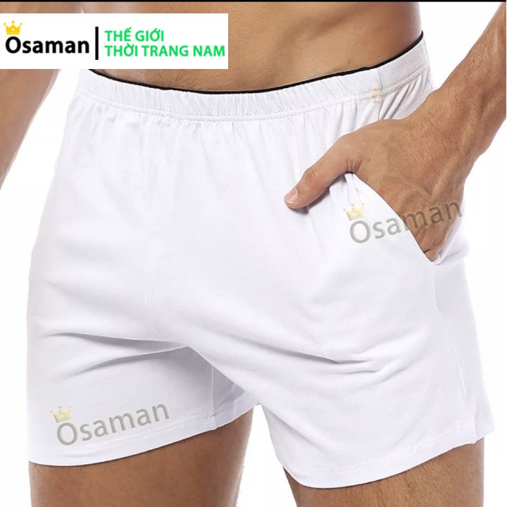 Quần đùi nam cotton cao cấp mặc ngủ, đi biển