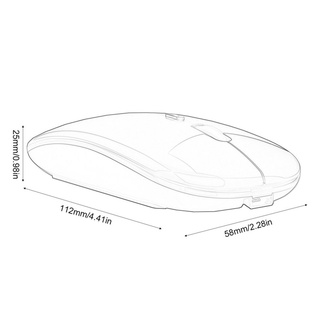 Wireless Mouse With USB Rechargeable RGB Mouse BT5.2 For Laptop Computer Mouse