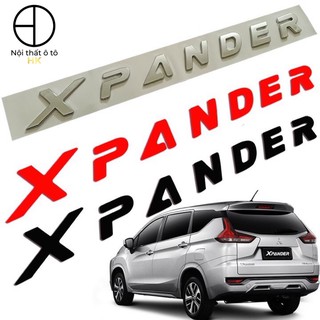 Chữ nổi 3D XPANDER trang trí xe hơi