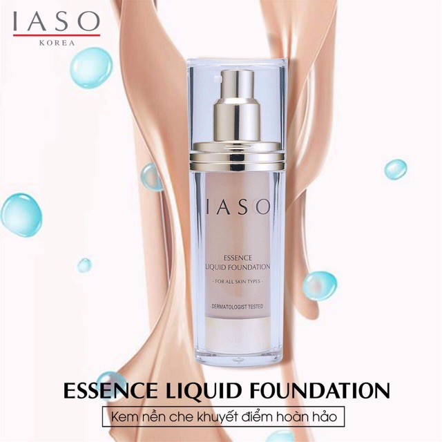 Kem nền trang điểm IASO Essence Liquid Foundation