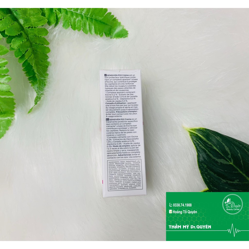 [CHÍNH HÃNG] Kem làm dịu, chống kích ứng, ngừa chứng đỏ da CANOVA SENSIVEN P22 – soothing cream - Trắng | BigBuy360 - bigbuy360.vn