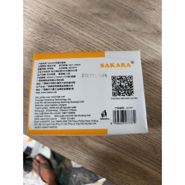 Thùng 30 Gói giấy ăn Sakara siêu dai siêu mịn