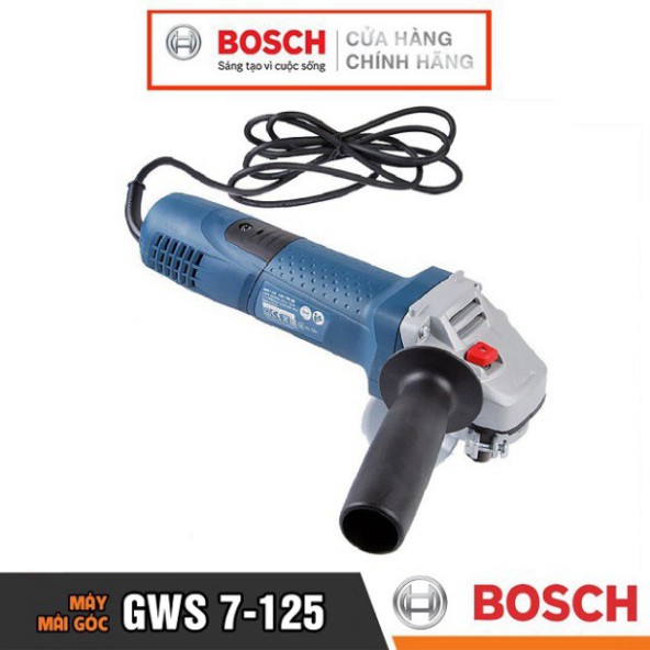 [HÀNG CHÍNH HÃNG] Máy Mài Góc Bosch GWS 7-125 (125MM-720W) , Giá Cạnh Tranh, Chất Lượng Hàng Đầu