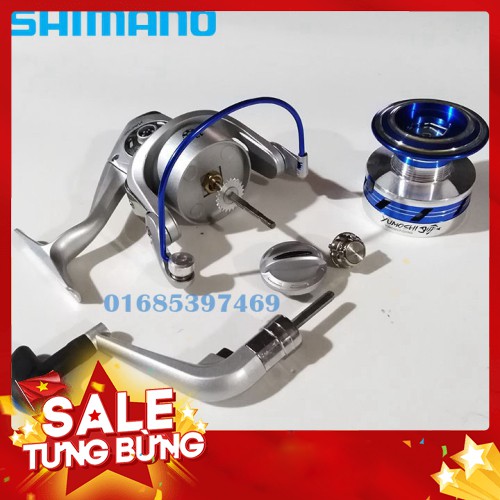 Cần câu cá ❤️FREE SHIP❤️ BỘ CẦN CÂU SHIMANO NEXUS POWER MÁY YUMOSHI AL7000 KIM LOẠI ,đảm bảo rẻ nhất