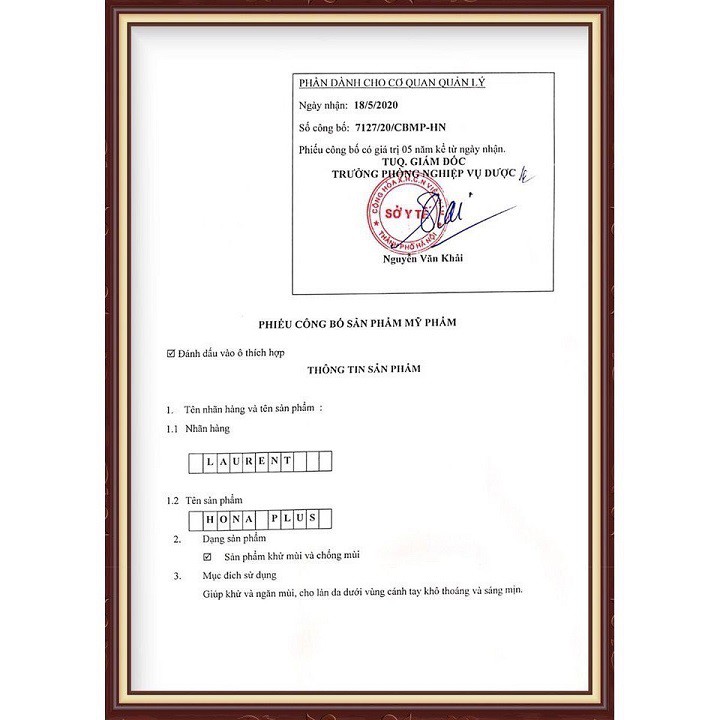 Viên uống Hona khử mùi -lăn khử mùi  Hona Plus 01
