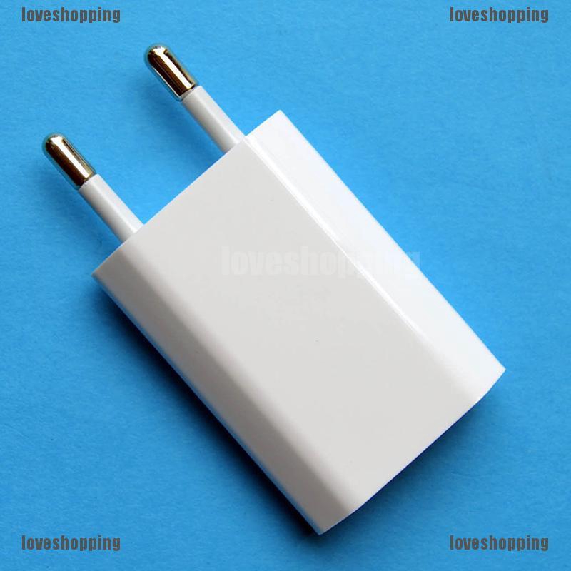 Củ Sạc 1 Cổng USB Phích EU Cho iPhone Samsung