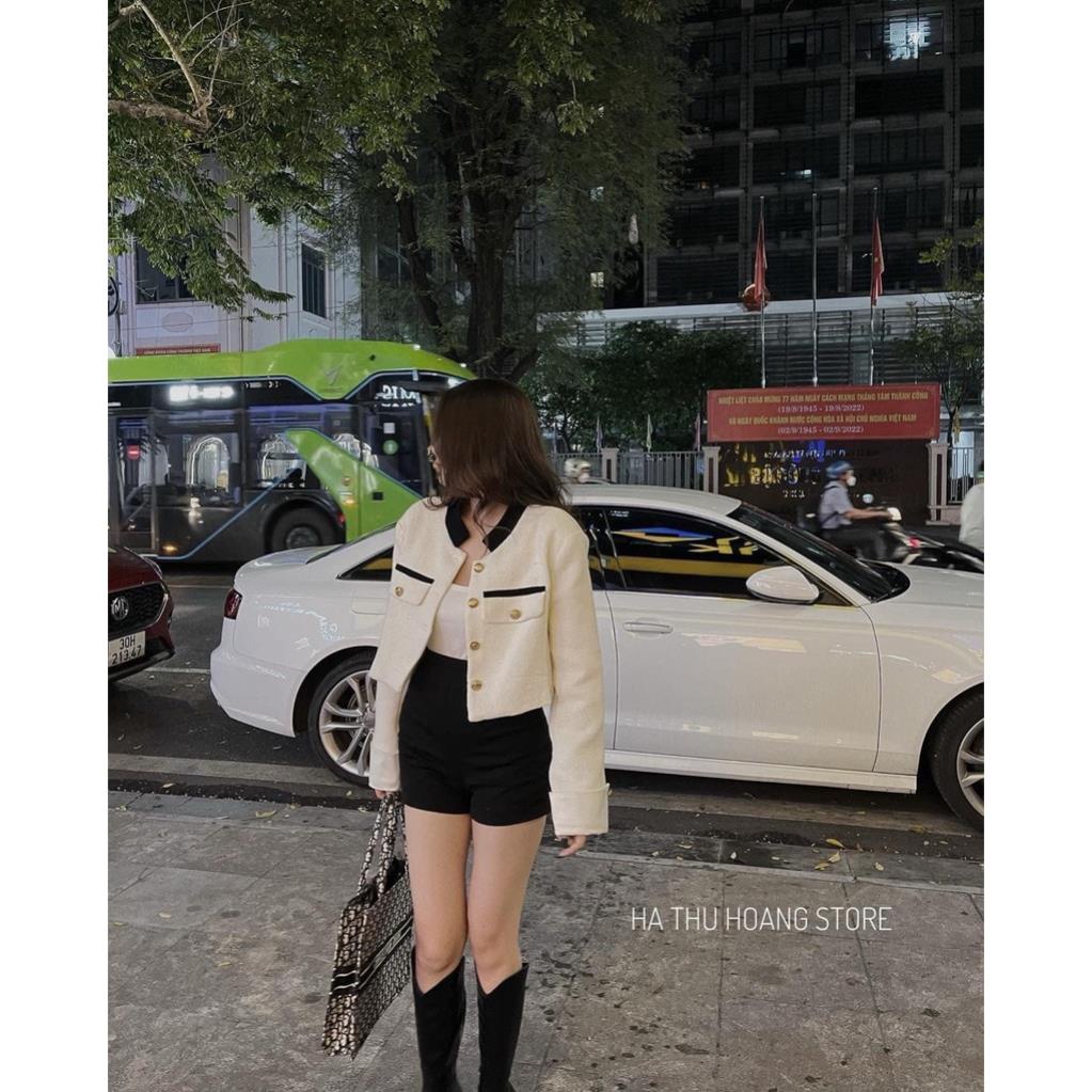 SÉT DẠ KEM MIX QUẦN SHORT ĐÙI ĐỒ BỘ NỰ CAO CẤP L1