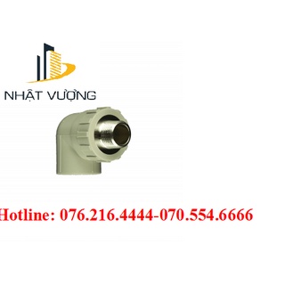 Cút ren ngoài PPR nhiệt Tiền Phong D20 D25 D32