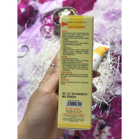 Kem nghệ Thái Dương ngừa mụn mờ thâm OLEOVA RD33 20g