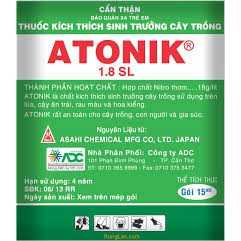 Bộ 02 Thuốc kích mầm kích thích sinh trưởng cây trồng ATONIK
