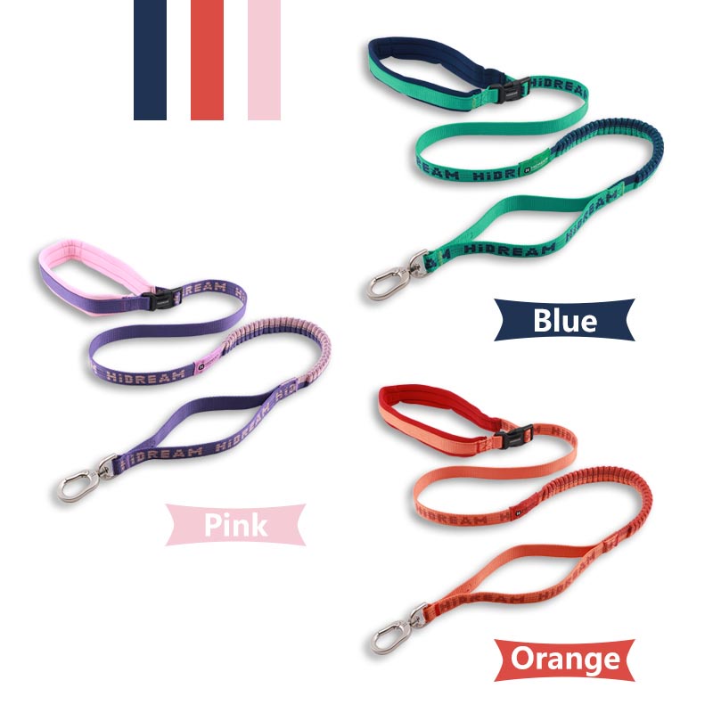 HamshMoc Dây dắt chó đi dạo đa năng có tay cầm phản quang kèm 2 dây dẫn