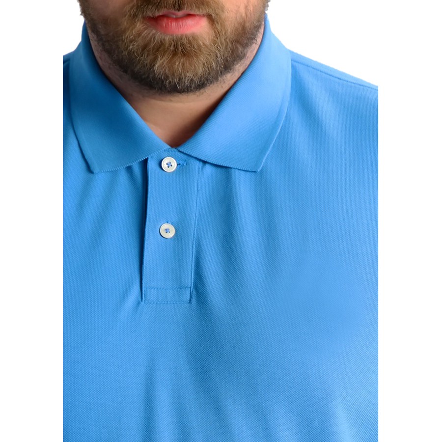 Áo thun nam cổ bẻ big size trên 80kg Pigofashion chuẩn cao cấp PB01 (xanh đen) chọn lựa màu ghi chú | BigBuy360 - bigbuy360.vn