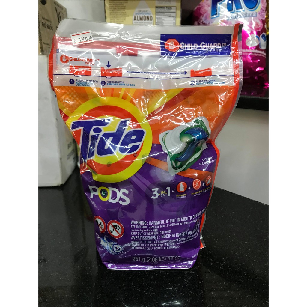 Viên Nước Giặt Xả Tide Pods 38 Viên