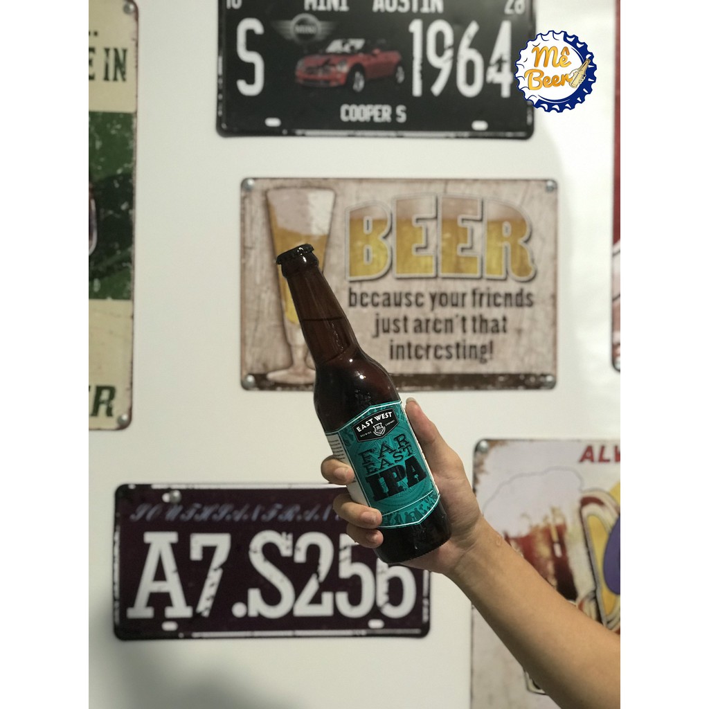 Bia East West Far East IPA 6,7% - Bia thủ công - 330ml/chai - thùng 24 chai