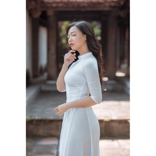 áo dài nữ ⚡ FREESHIP ⚡Áo dài trắng học sinh 4 tà đẹp vải chifon chính phẩm hàng thời trang cao cấp