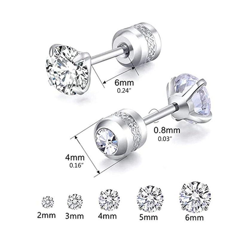 Set 2 Khuyên Tai Bạc Thời Trang Dành Cho Nữ