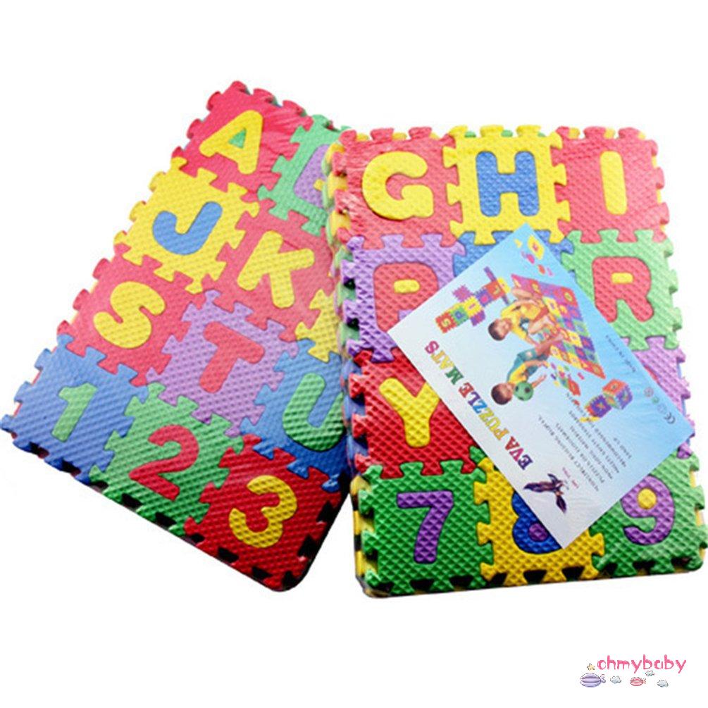 【OMB】 Baby EVA Foam Puzzle Play Mat Rug Carpet Interlocking Exercise Floor Mat