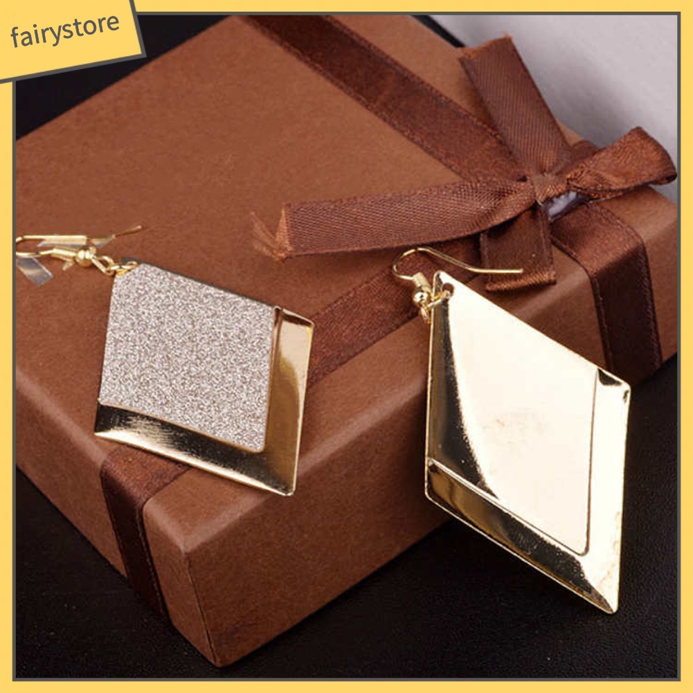 Khuyên tai kiểu dáng hình học thòi trang cho nữ