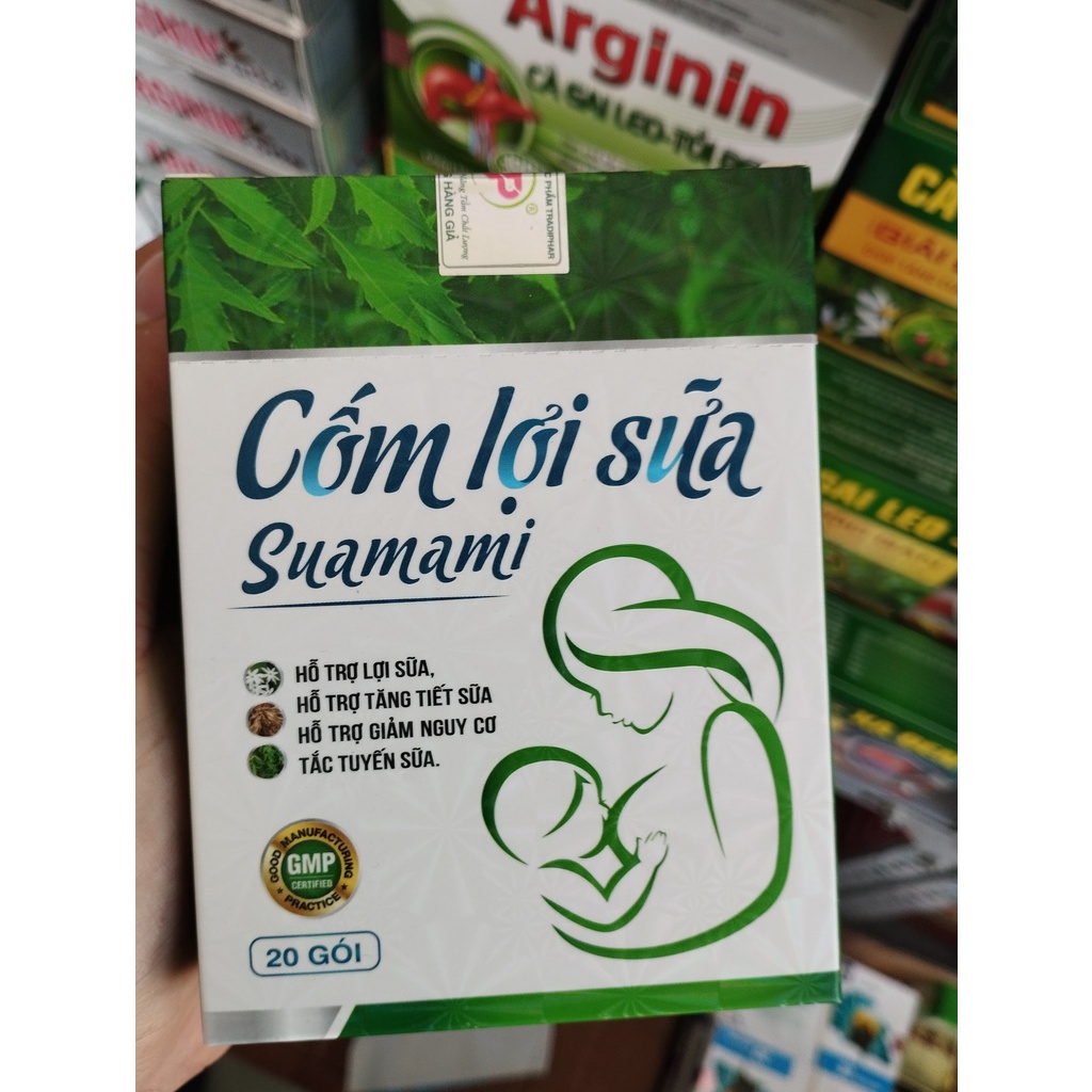 Cốm lợi sữa Suamami cho mẹ bầu và cho con bú, lợi sữa, tăng tiết sữa, giảm tắc tuyến sữa