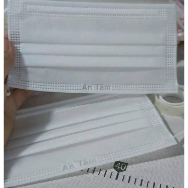 Hộp 50 Cái Khẩu Trang Y Tế 4 Lớp An Tâm-free ship