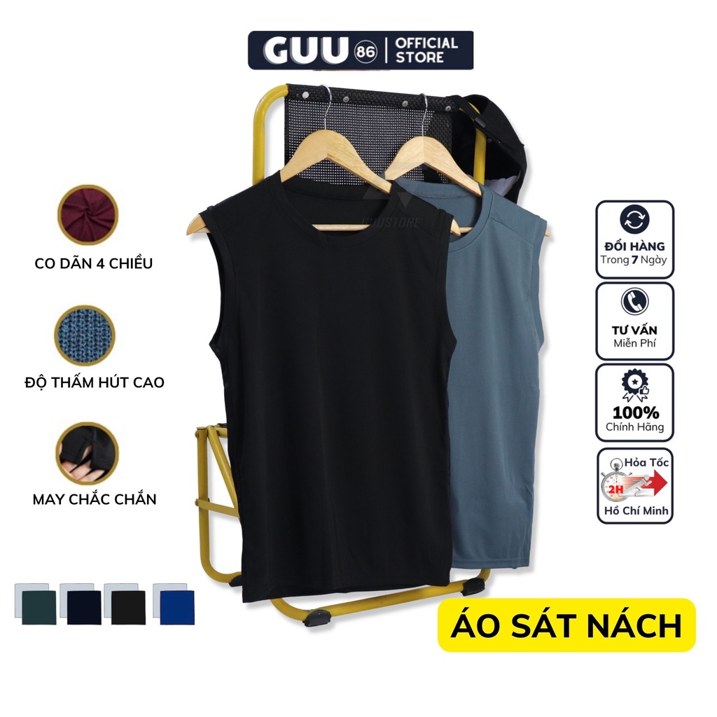 Áo Sát Nách 𝗔𝗦𝗡𝟬𝟭 Thể Thao Nam Cao Cấp Áo Tanktop Ba Lỗ Thể Thao Co Dãn 4 Chiều