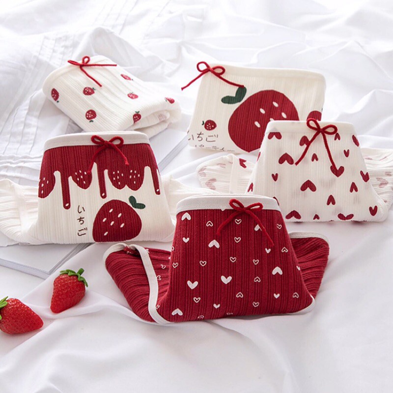 [CHE TÊN 100%] Quần Chíp Dâu Nơ 23 Quần Lót Nữ Cute Chất Cotton Quảng Châu Cao Cấp Sexy Xịn Đẹp Lamodu Shop | BigBuy360 - bigbuy360.vn