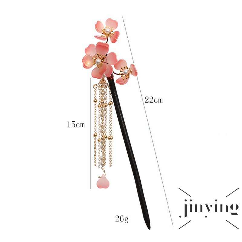 GETNOIVAS Trâm cài tóc phối tua rua phong cách thời trang tinh tế cho phái nữ