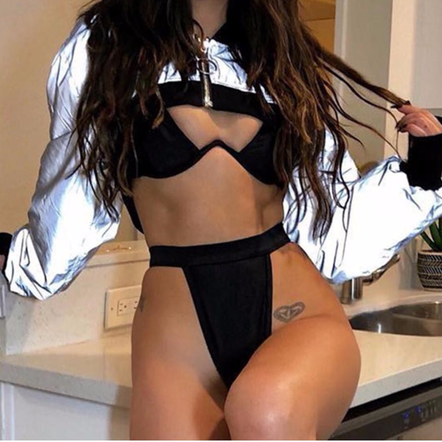 Khoác croptop phản quang | BigBuy360 - bigbuy360.vn