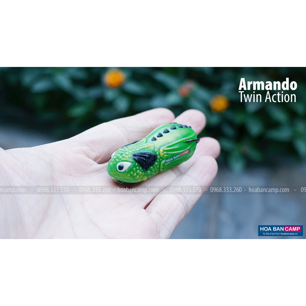 Mồi Nhái Armando Twin Action | 7g – 7.5g