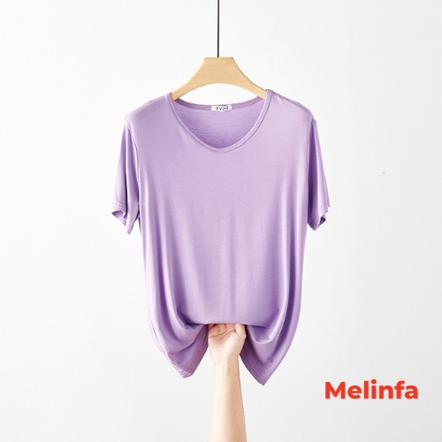 Áo thun nữ ngắn tay chất vải Viscose tự nhiên mềm mại mát lạnh mặc mùa hè mã VAA0294