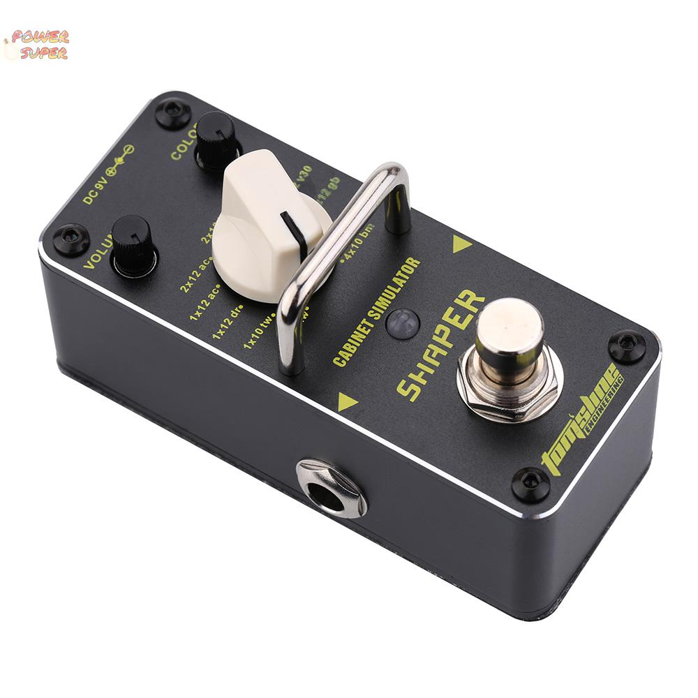 AROMA ASR-3 Shaper Cabinet Simulator Mini Single Electric Guitar Effect Pedal with True Bypass